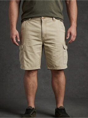 Carhartt Tan Relaxed Fit Canvas Cargo Shorts 38